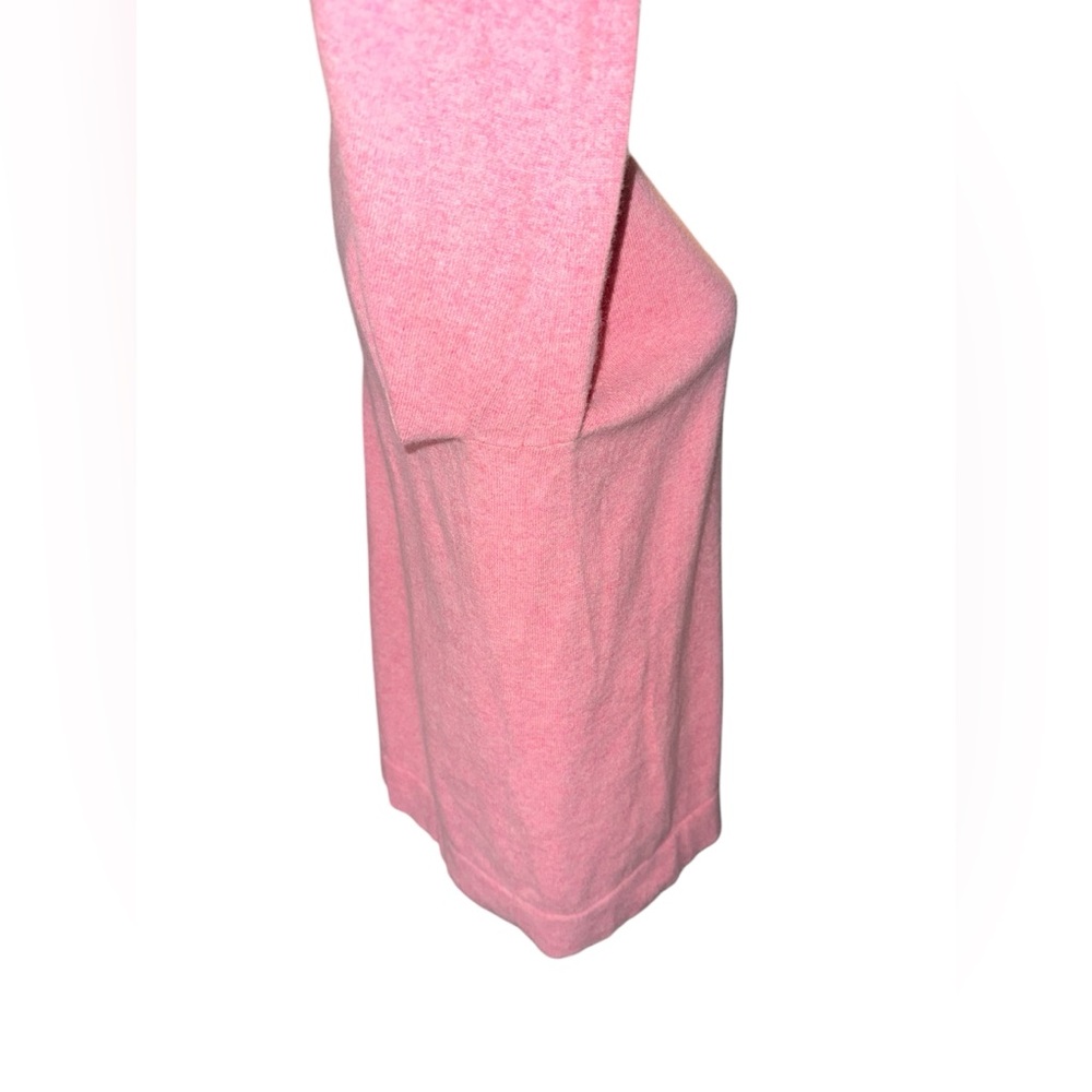 J. Crew Teddie Women's Cotton Wool Blend sweater Sz XL heathered pink - Picture 6 of 9